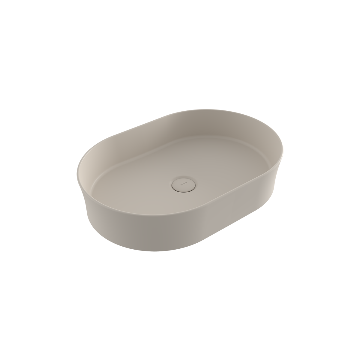 Bocchi Slim Line oval lavabo 55x38 cm Mat Yasemin