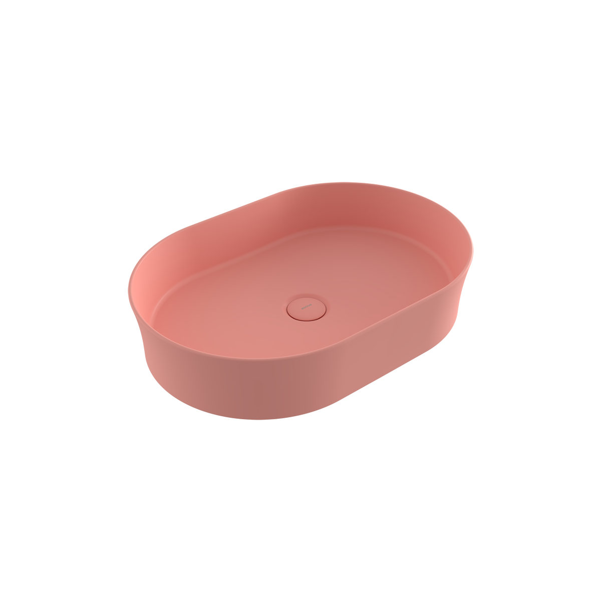 Bocchi Slim Line oval lavabo 55x38 cm Mat Somon