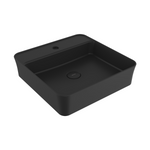 Bocchi Slim Line kare lavabo 45x45 cm Mat Siyah