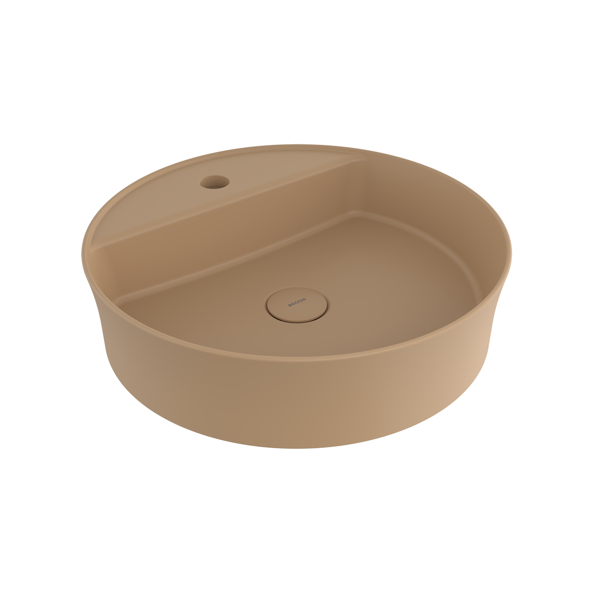 Bocchi Slim Line yuvarlak lavabo 45 cm Mat Kaşmir