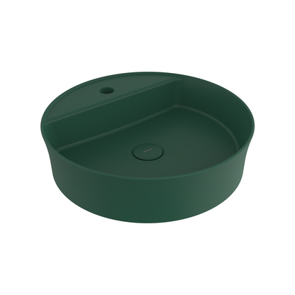 Bocchi Slim Line yuvarlak lavabo 45 cm Mat Yeşil
