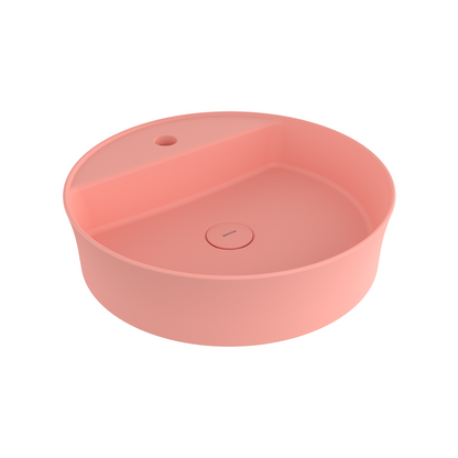 Bocchi Slim Line yuvarlak lavabo 45 cm Mat Somon