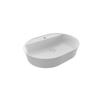 Bocchi Slim Line oval lavabo 60x45 cm Parlak Beyaz