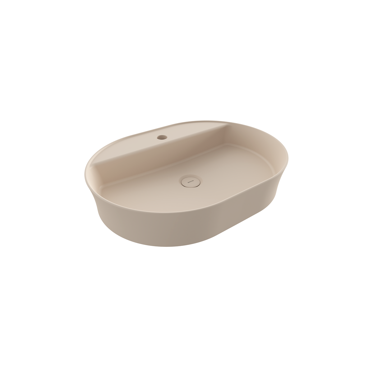 Bocchi Slim Line oval lavabo 60x45 cm Mat Yasemin