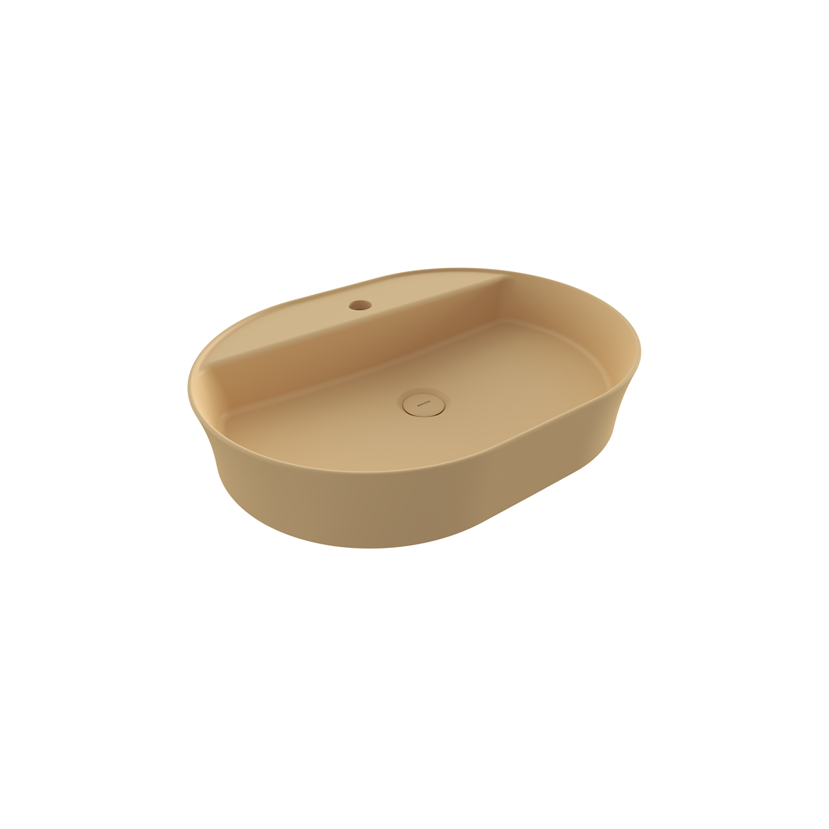 Bocchi Slim Line oval lavabo 60x45 cm Mat Kaşmir