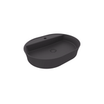 Bocchi Slim Line oval lavabo 60x45 cm Mat Antrasit