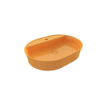 Bocchi Slim Line oval lavabo 60x45 cm Parlak Mandalina Sarısı