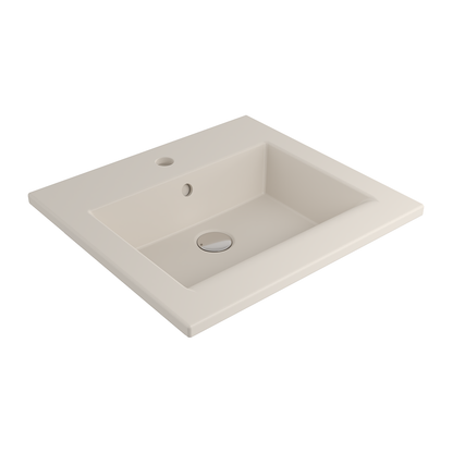 Bocchi Milano Etajerli Lavabo 50 cm Mat Yasemin ürün görseli