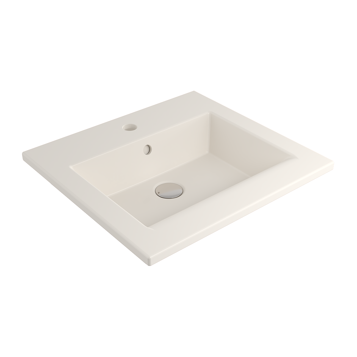 Bocchi Milano Etajerli Lavabo 50 cm Parlak Bisküvi ürün görseli