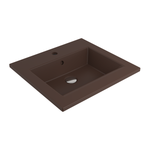 Bocchi Milano Etajerli Lavabo 50 cm Mat Kahve ürün görseli