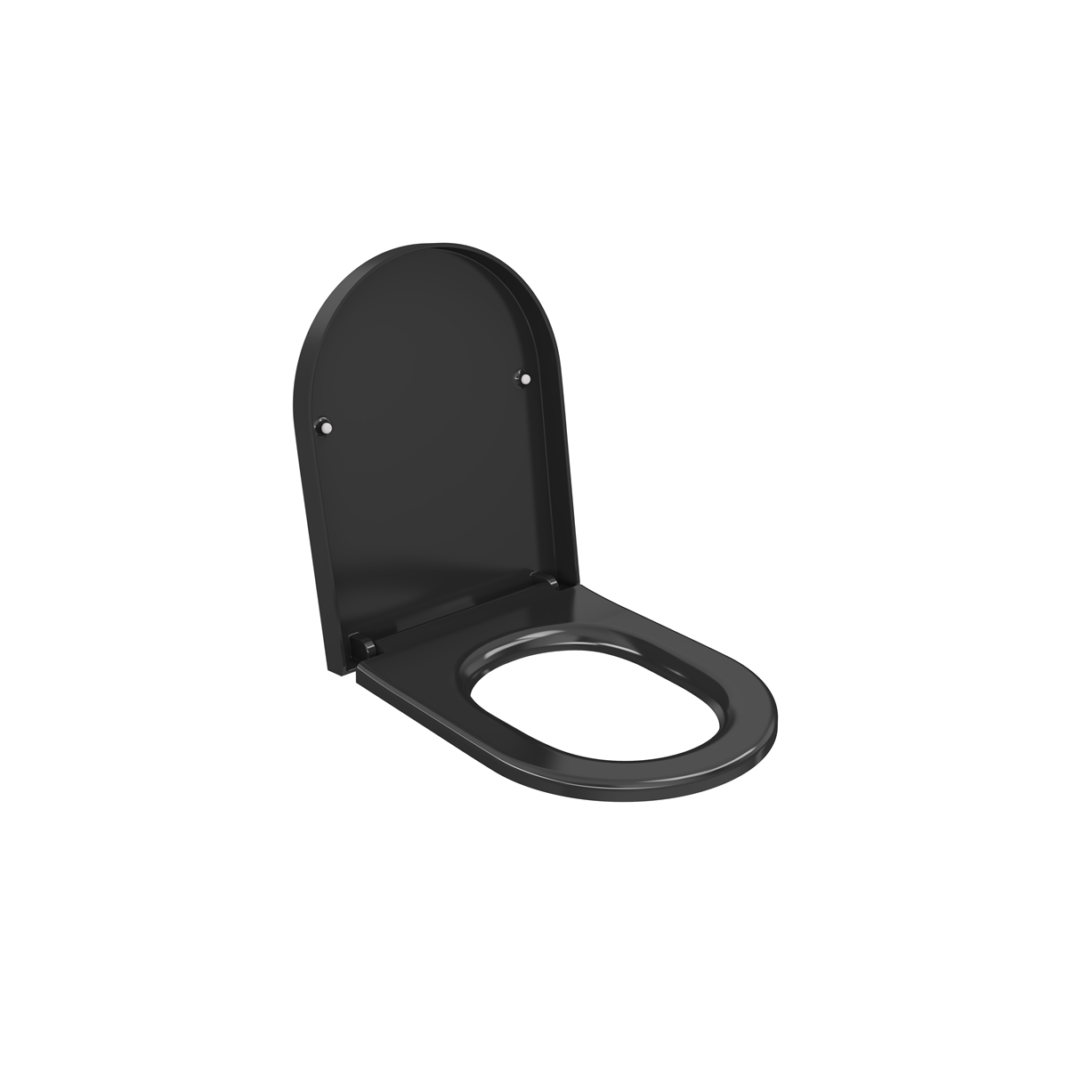 Bocchi Pure S Klozet Kapağı Parlak Siyah ürün görseli