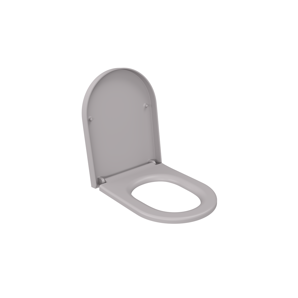 Bocchi Pure S Klozet Kapağı Mat Gri ürün görseli