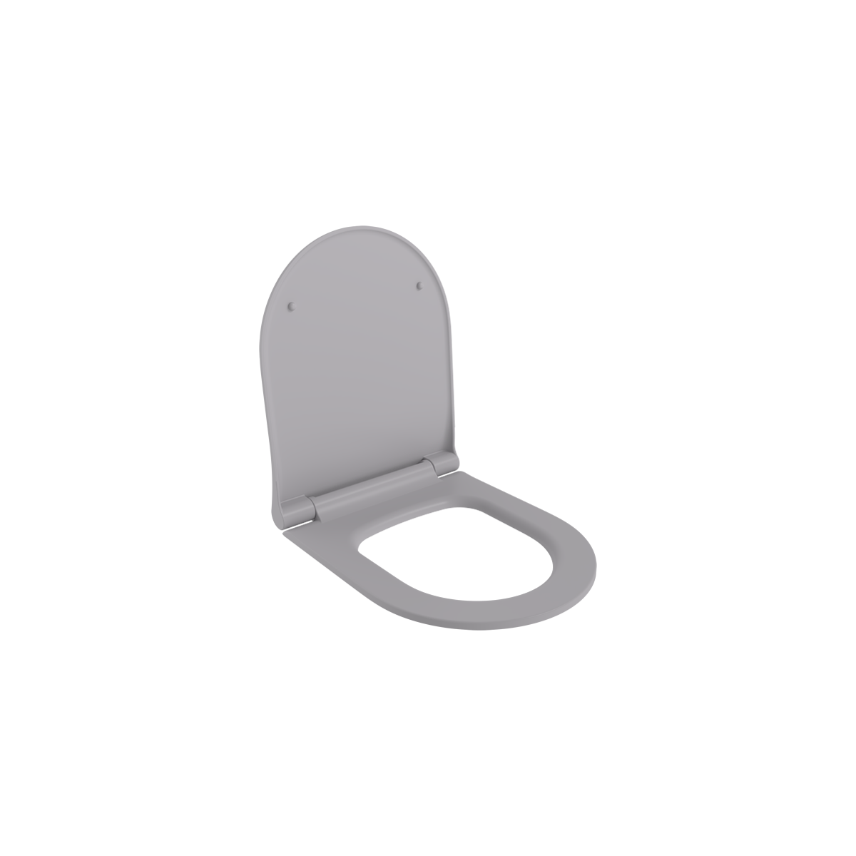 Bocchi Pure Slim Soft klozet kapağı Mat Gri