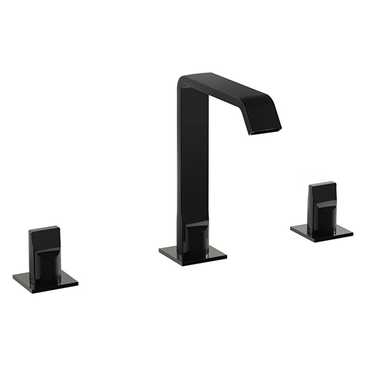 VitrA Suit 3 Delikli Lavabo Bataryası, Parlak Siyah – A4278439