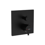Artema Flow Square Ankastre Banyo Bataryası (V-Box Sıva Üstü Grubu), Mat Siyah – A4326836