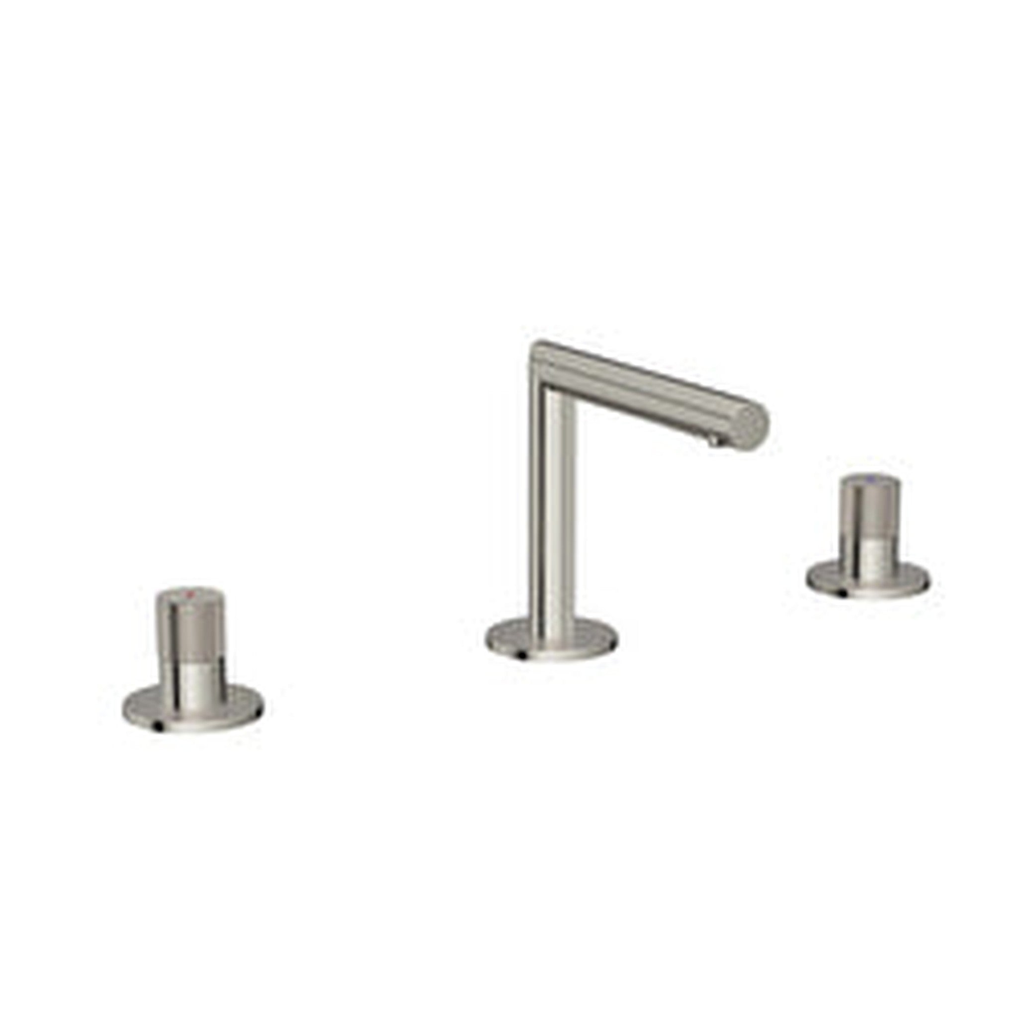 VitrA Origin Aura Ankastre Lavabo Bataryası (3 Delikli Lavabolar için), Fırçalı Nikel – A4368234