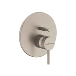 Artema Minimax Round Ankastre Banyo Bataryası, Fırçalı Nikel (V-Box Sıva Üstü Grubu) – A4370834