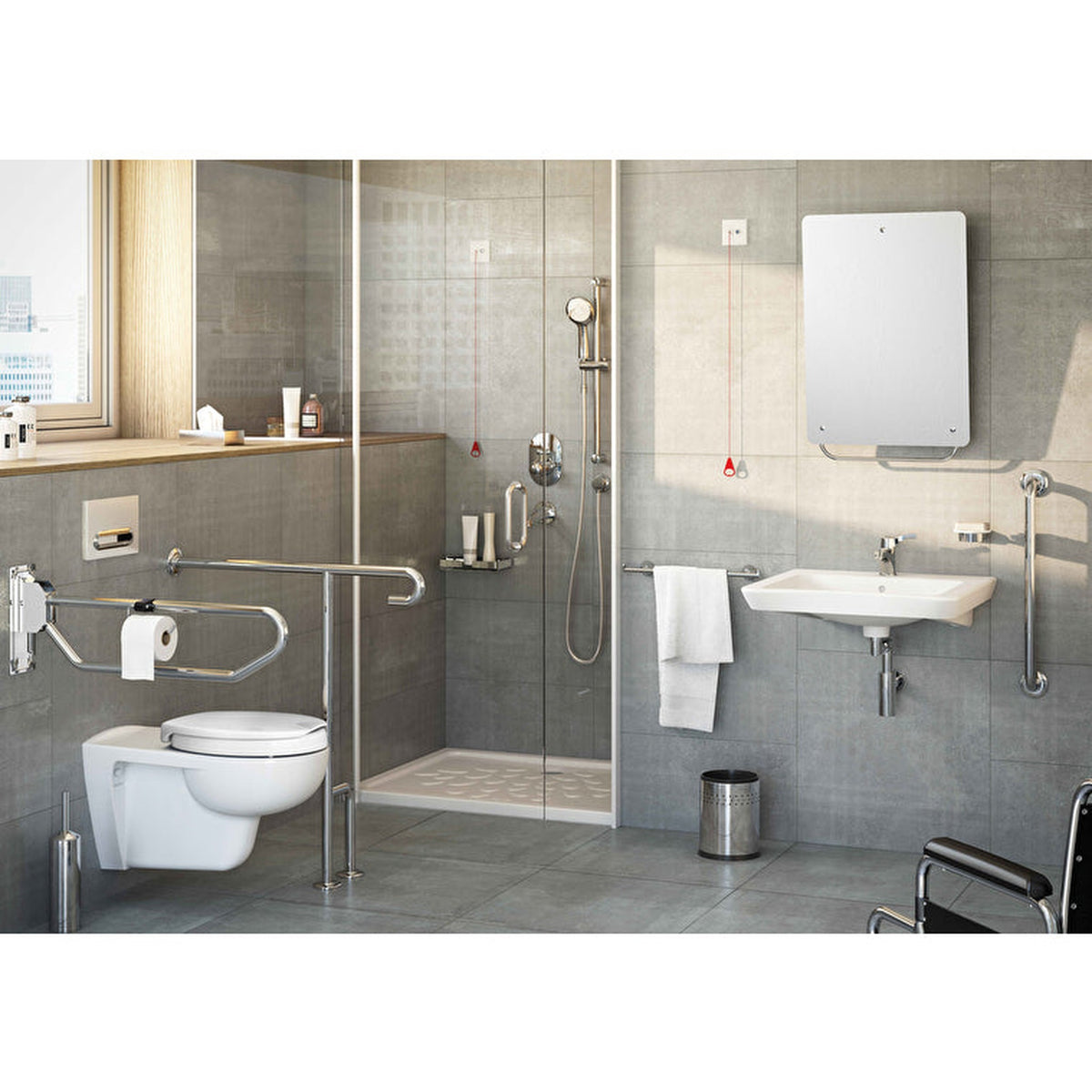 VitrA Arkitekta Hareketli Ayna, Bedensel Engelli - A44002 - Görsel 4