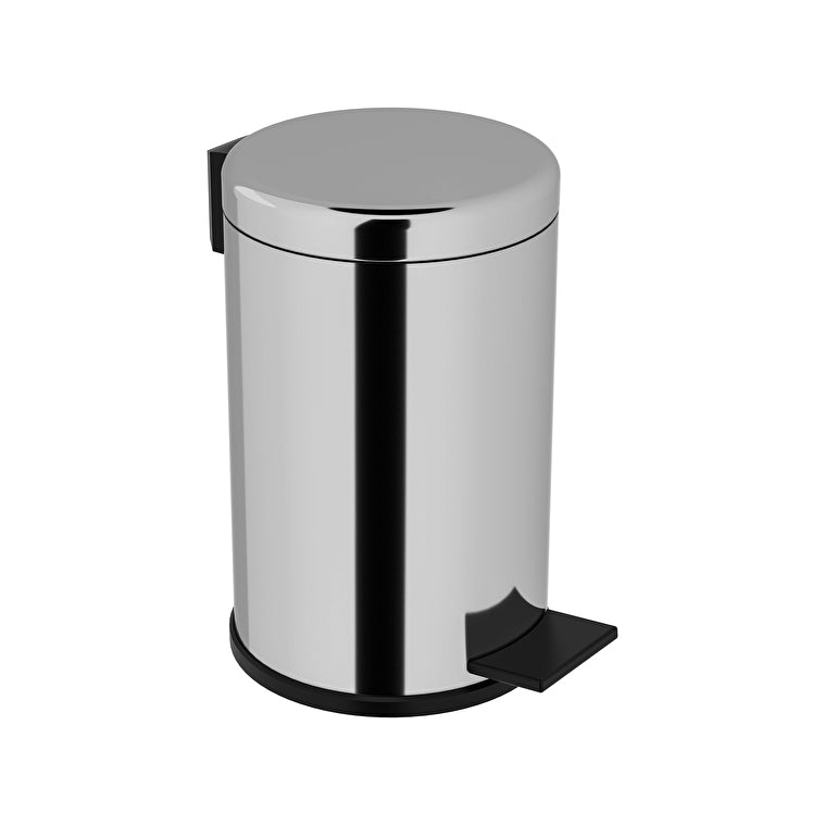 Artema Arkitekta Çöp Kovası (5 Litre), Parlak Paslanmaz Çelik - A44055 - Görsel 1