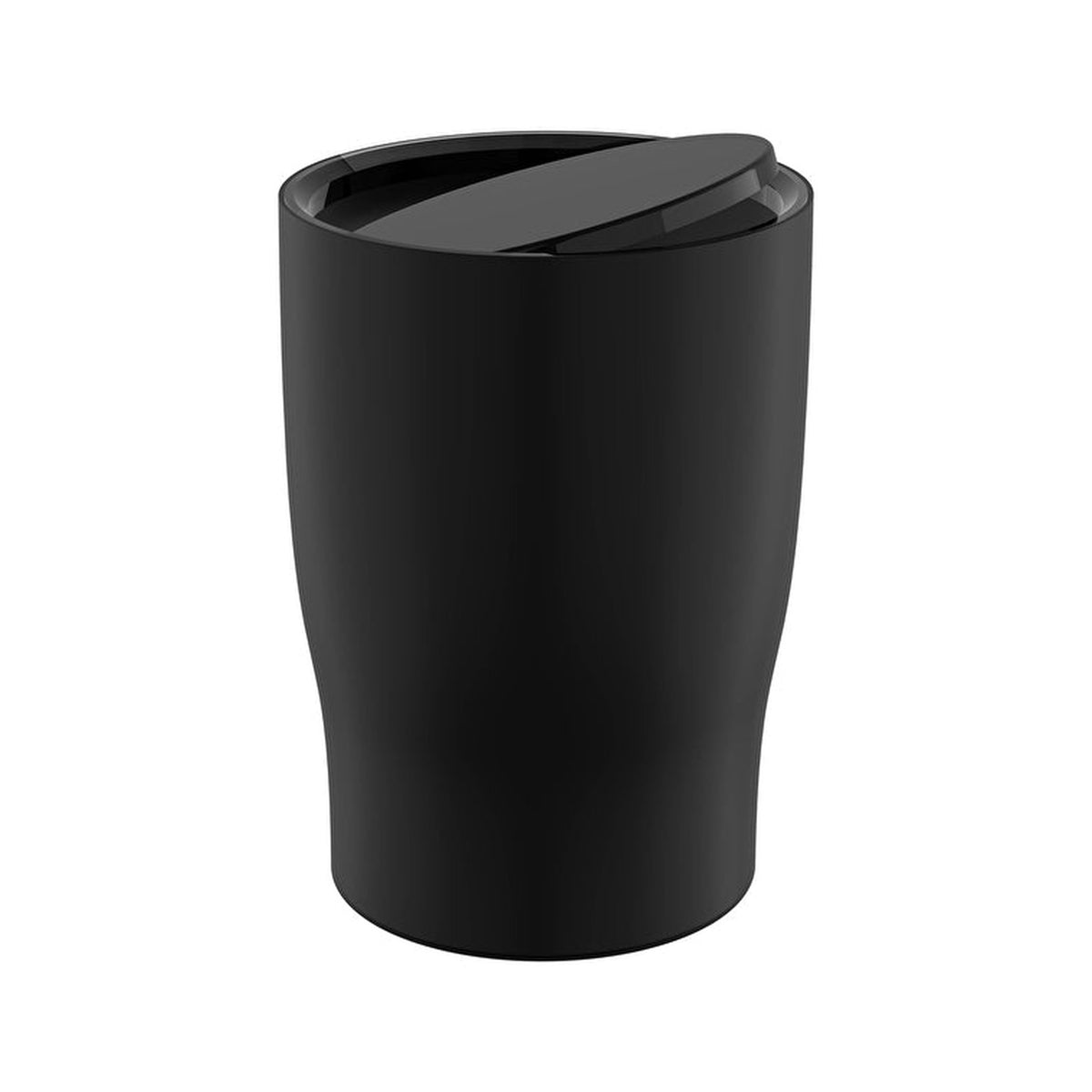 VitrA Eternity Kapaklı Çöp Kovası, 3 Litre, Siyah - A4430039 - Görsel 1