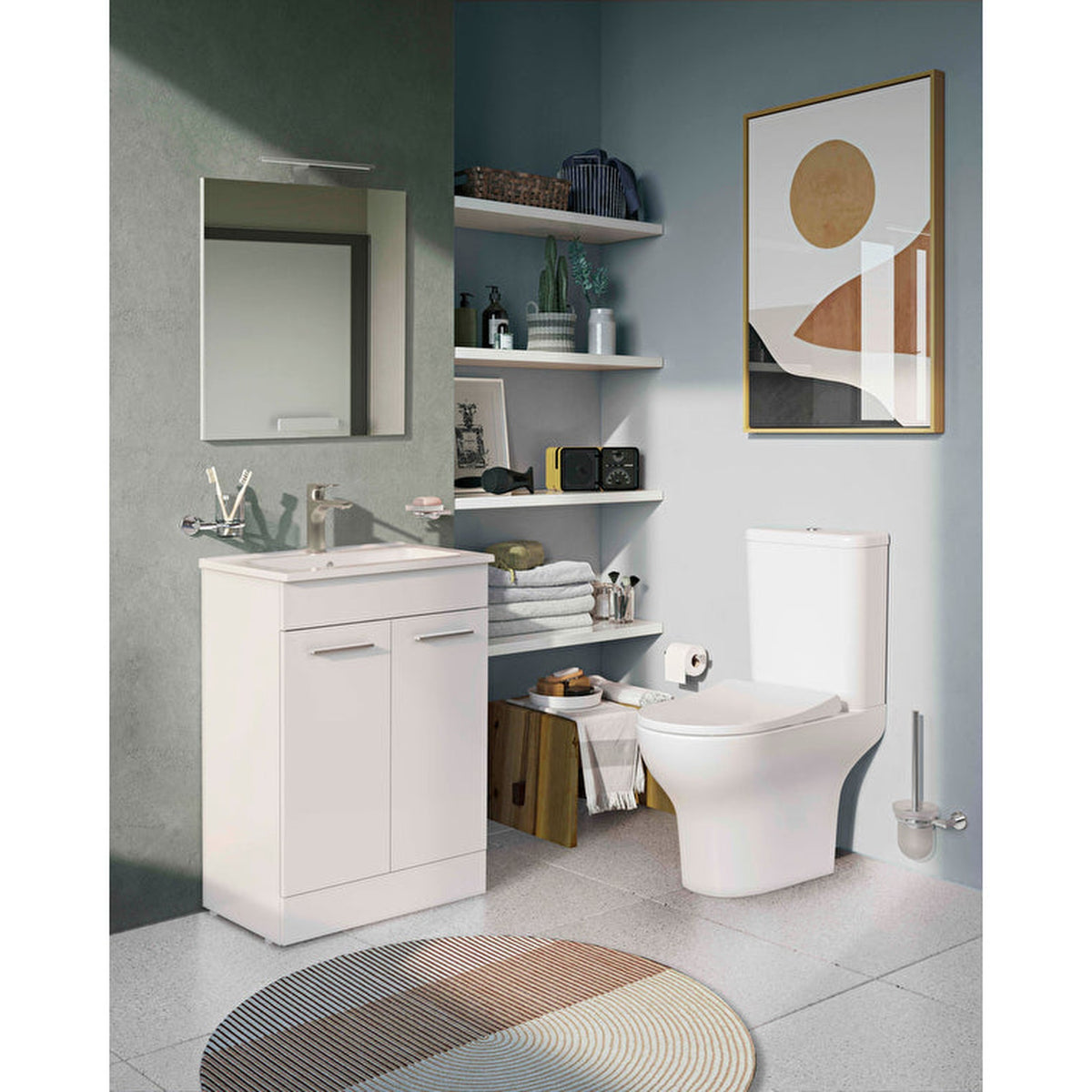 Artema Minimax Tuvalet Kağıtlığı, Krom - A44789 - Görsel 27