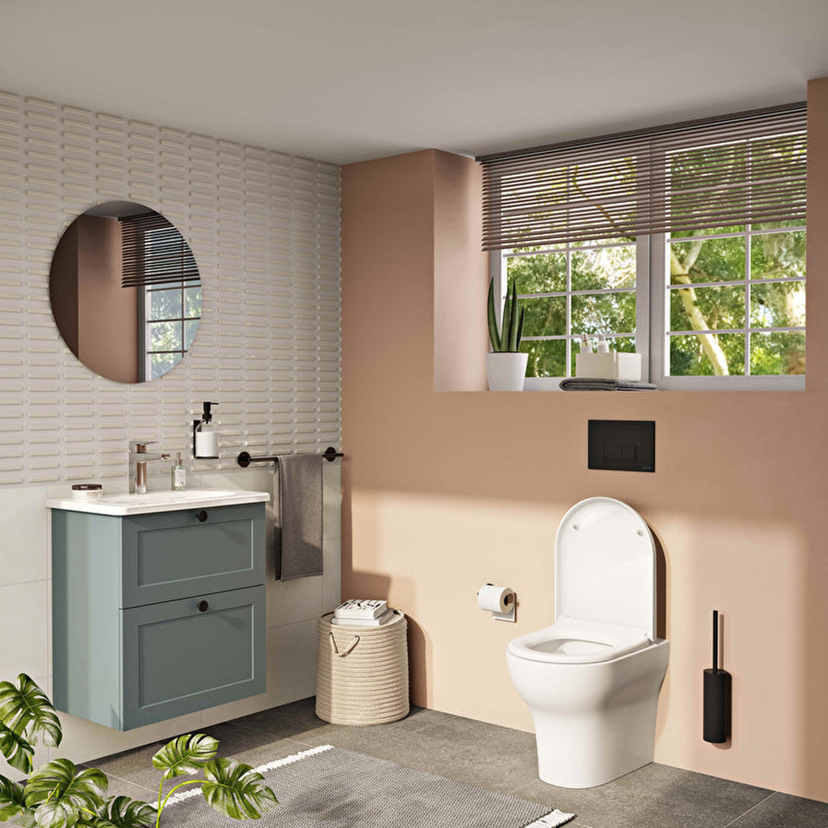VitrA Origin Havluluk, 45 cm, Mat Siyah - A4488636 - Görsel 2