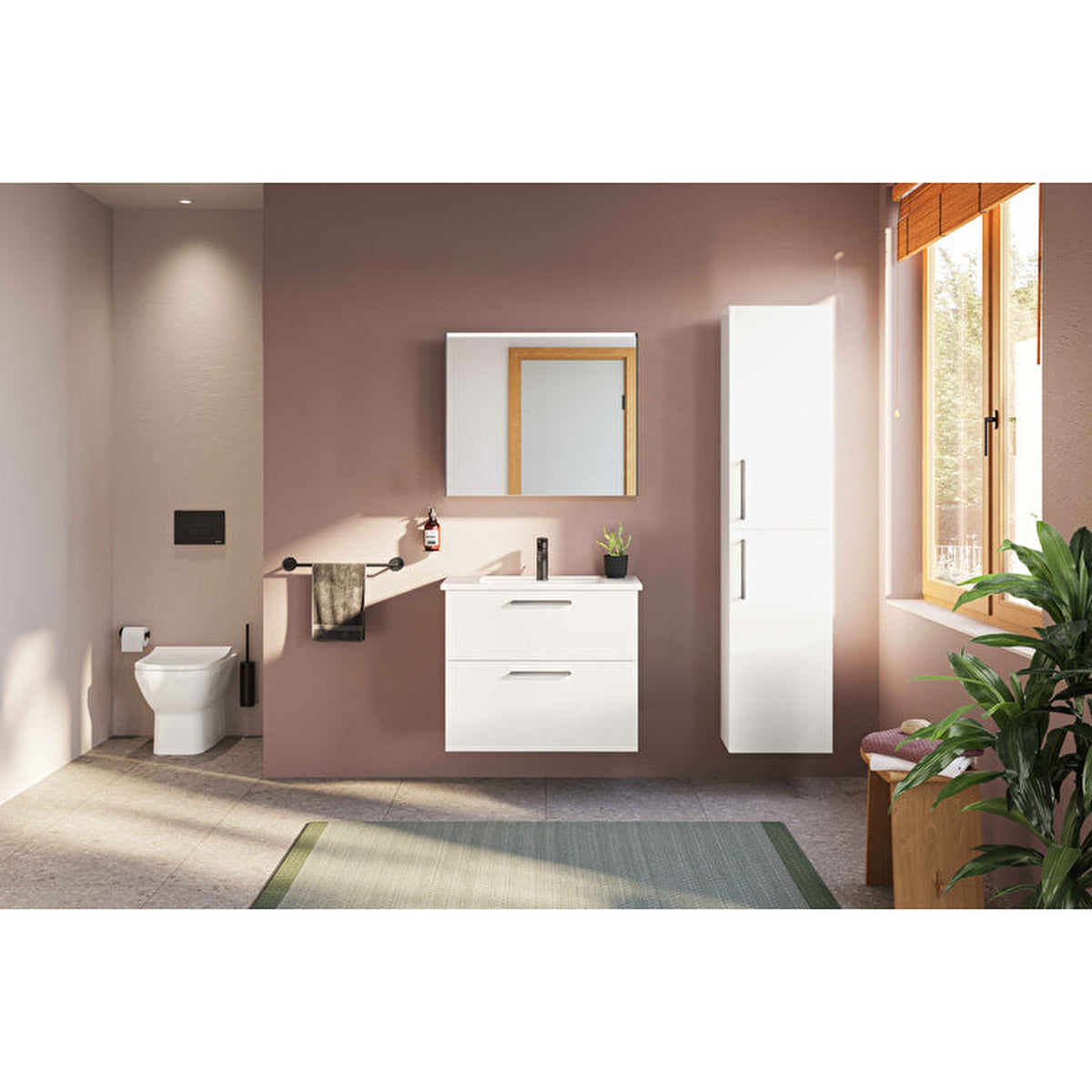 VitrA Origin Havluluk, 45 cm, Mat Siyah - A4488636 - Görsel 6