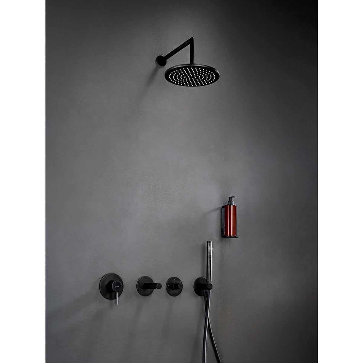 VitrA Origin Sıvı Sabunluk Tutacağı, Mat Siyah - A4489236 - Görsel 3