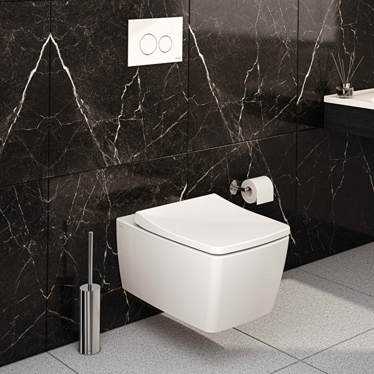 VitrA Origin Tuvalet Fırçalığı (Yerden) - A44893 - Görsel 5