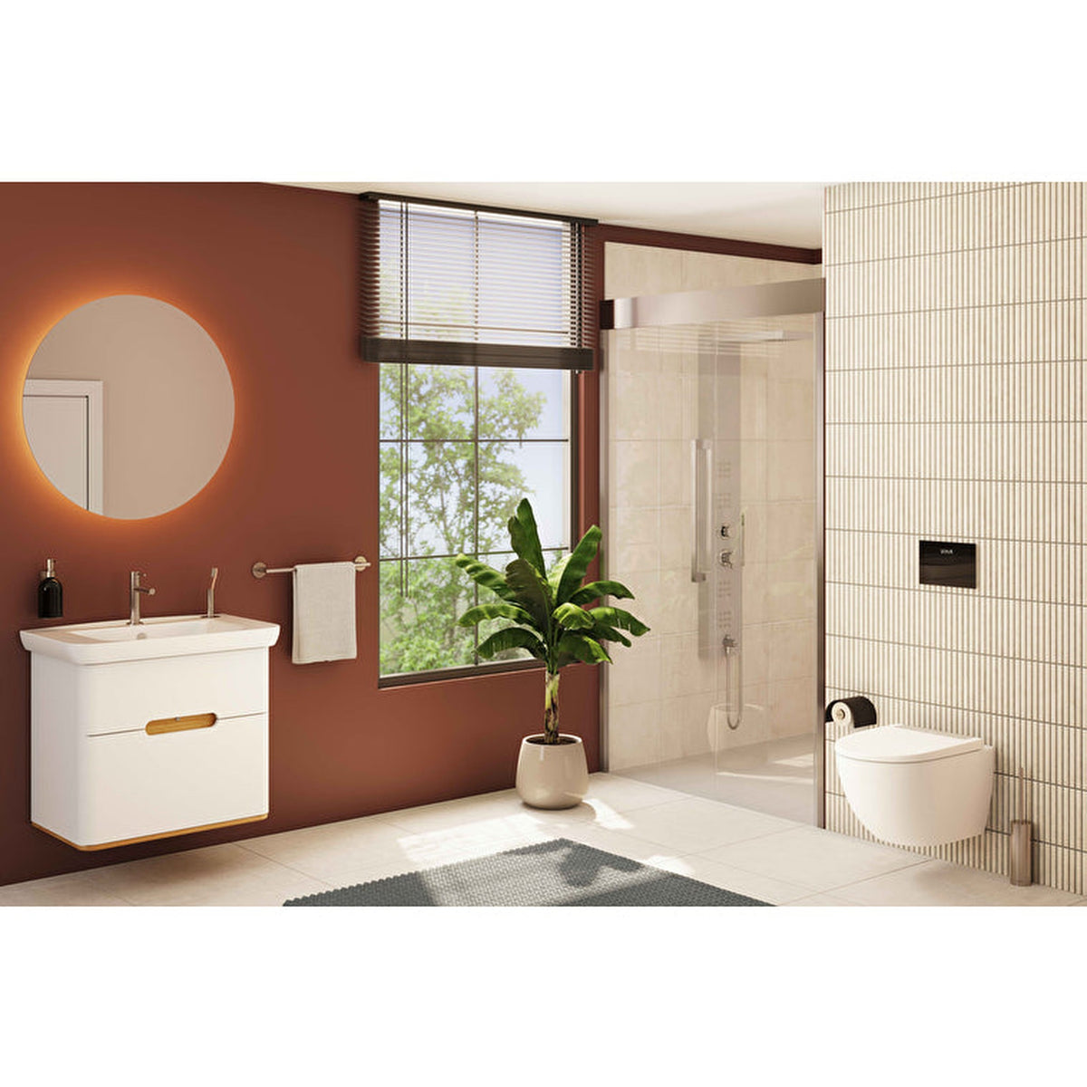 VitrA Origin Diş Fırçalığı (Tekli-Yerden), Fırçalı Nikel - A4489634 - Görsel 7
