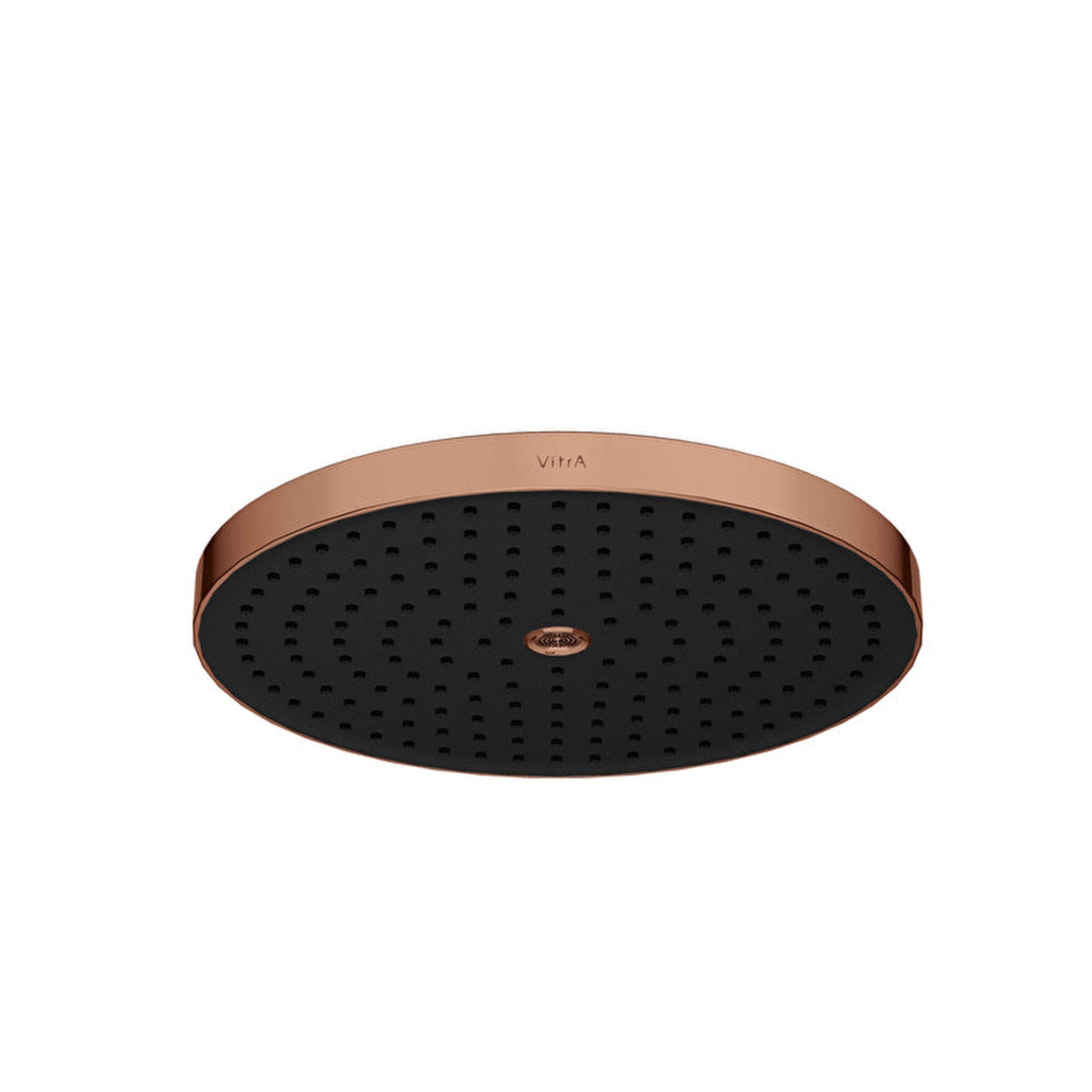 VitrA Prime Round Duvardan Tepe Duşu Seti, 30 cm, 2 Akışlı, Soft Bakır (Sıva Üstü Grubu) – A4592229