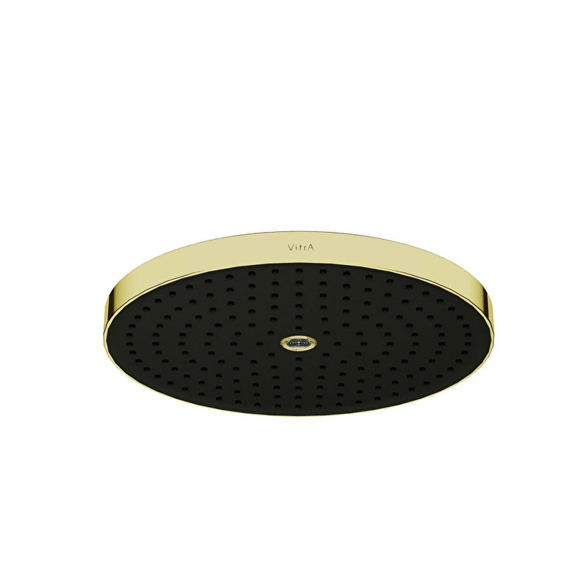 VitrA Prime Round Duvardan Tepe Duşu Seti, 30 cm, 2 Akışlı, Soft Altın (Sıva Üstü Grubu) – A4592274
