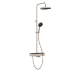Artema Core Round 250 Duş Kolonu ve Termostatik Banyo Bataryası Sistemi, Fırçalı Nikel – A4730934