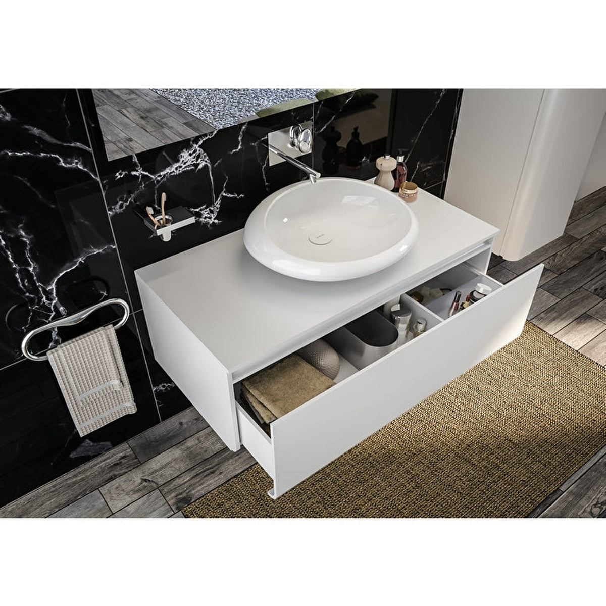 Artema İstanbul Halka Havluluk, Krom - A48008 - Görsel 5