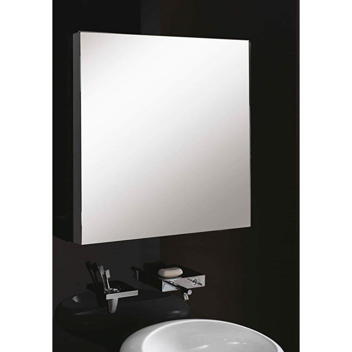 Artema İstanbul Diş Fırçalığı (Duvardan), Krom - A48017 - Görsel 9