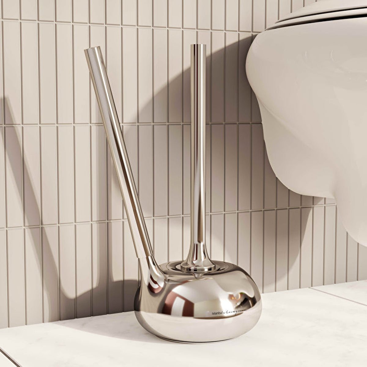 Artema İstanbul Tuvalet Fırçalığı, Krom - A48048 - Görsel 5