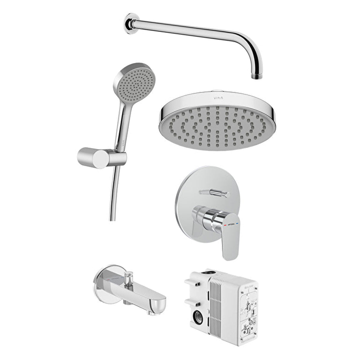 Artema Flow Round Ankastre Banyo Seti – A49321