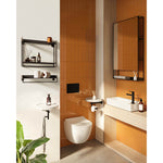 VitrA ArchiPlan Seramik Etajerli Tekli Askı, Siyah-Beyaz - A44006 - Görsel 6
