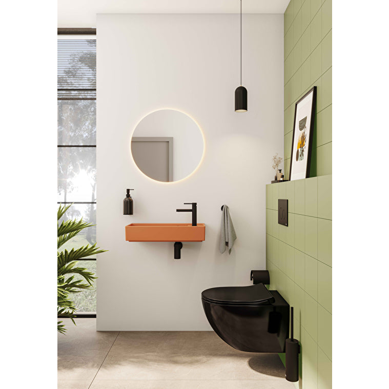 VitrA Origin Kapaklı Tuvalet Kağıtlığı, Mat Siyah - A4488836 - Görsel 9