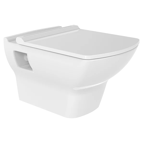 Bien Dor Rimless Asma Klozet Seti Parlak Beyaz, 50 cm