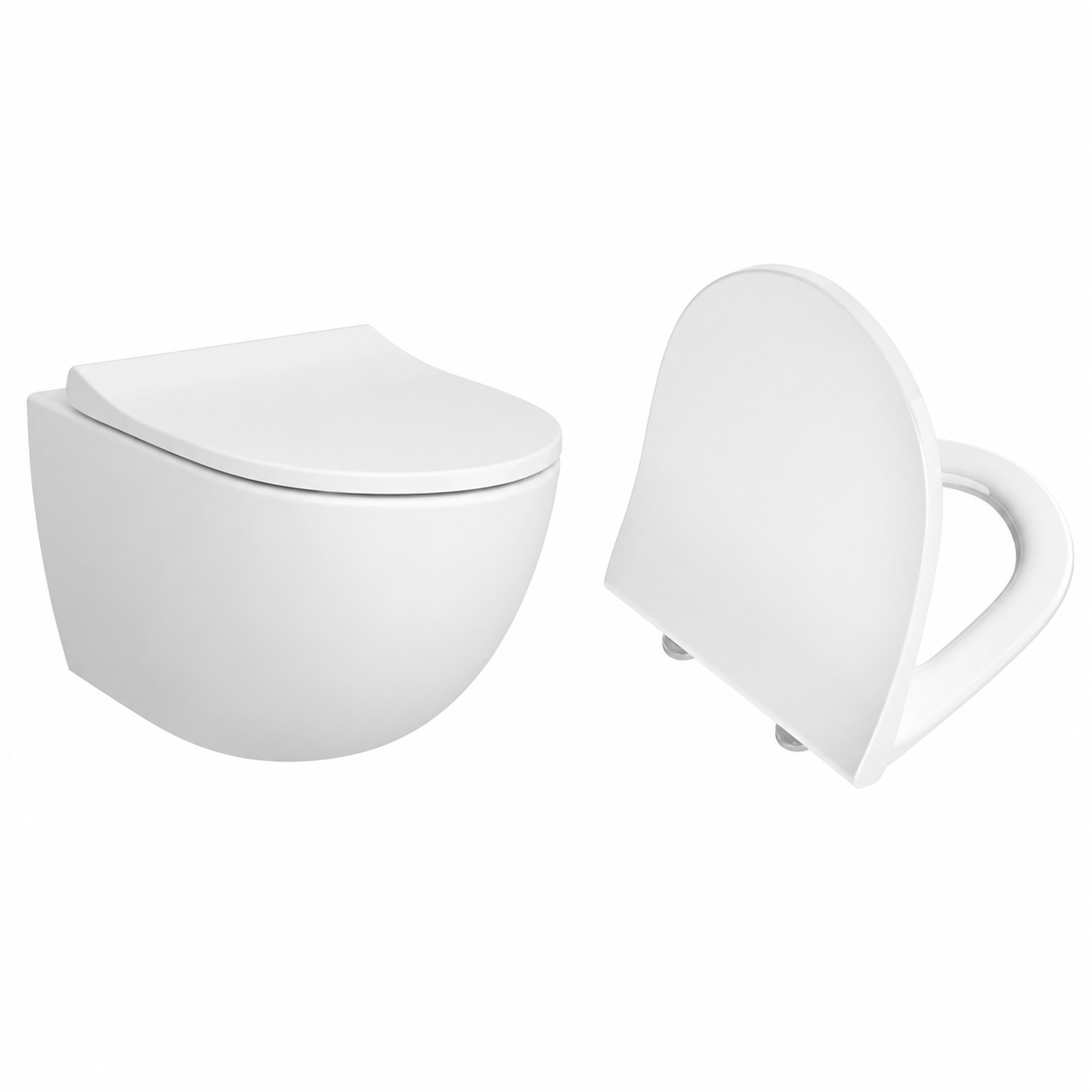 VitrA Sento Rim-ex Kanalsız Asma Klozet 54 cm, ( Kapak Dahil )