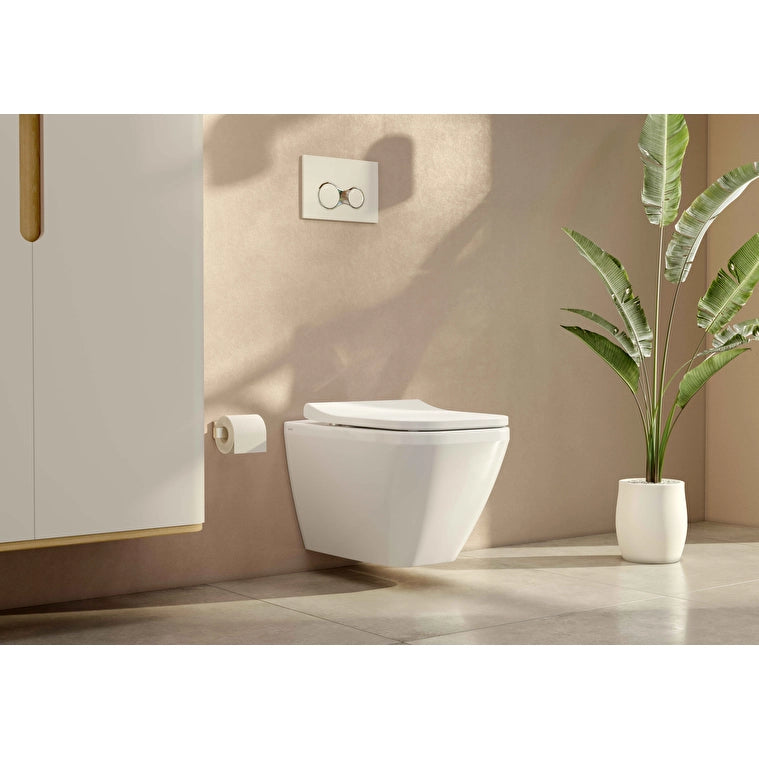 VitrA Integra Square Rim-ex Kanalsız Asma Klozet Seti, ( Kapak Dahil )