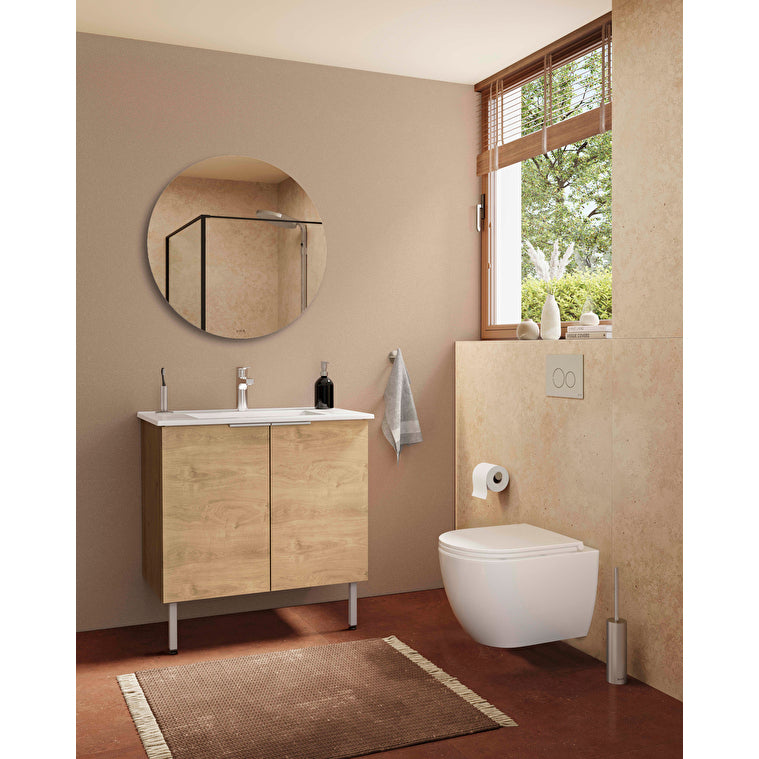 VitrA Origin Tuvalet Fırçalığı (Yerden), Fırçalı Nikel - A4489334 - Görsel 7