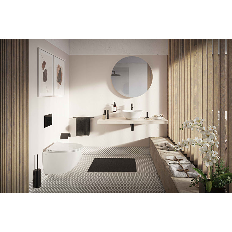 VitrA Origin Kapaklı Tuvalet Kağıtlığı, Mat Siyah - A4488836 - Görsel 19