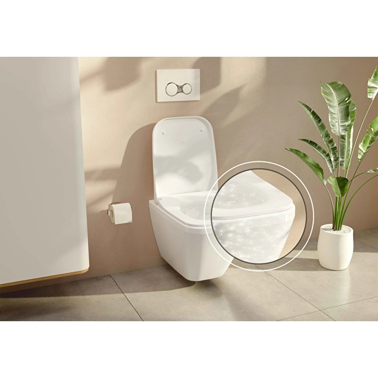 VitrA Integra Square Rim-ex Kanalsız Asma Klozet Seti, ( Kapak Dahil )