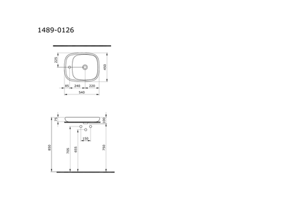 Bocchi Fenice 1489 teknik ölçü çizimi