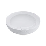 Bocchi Sottile Slim Line yuvarlak tezgâh üstü lavabo 38 cm Parlak Beyaz