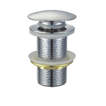 Bocchi 6190-0001 basmalı lavabo süzgeci su taşma deliksiz krom