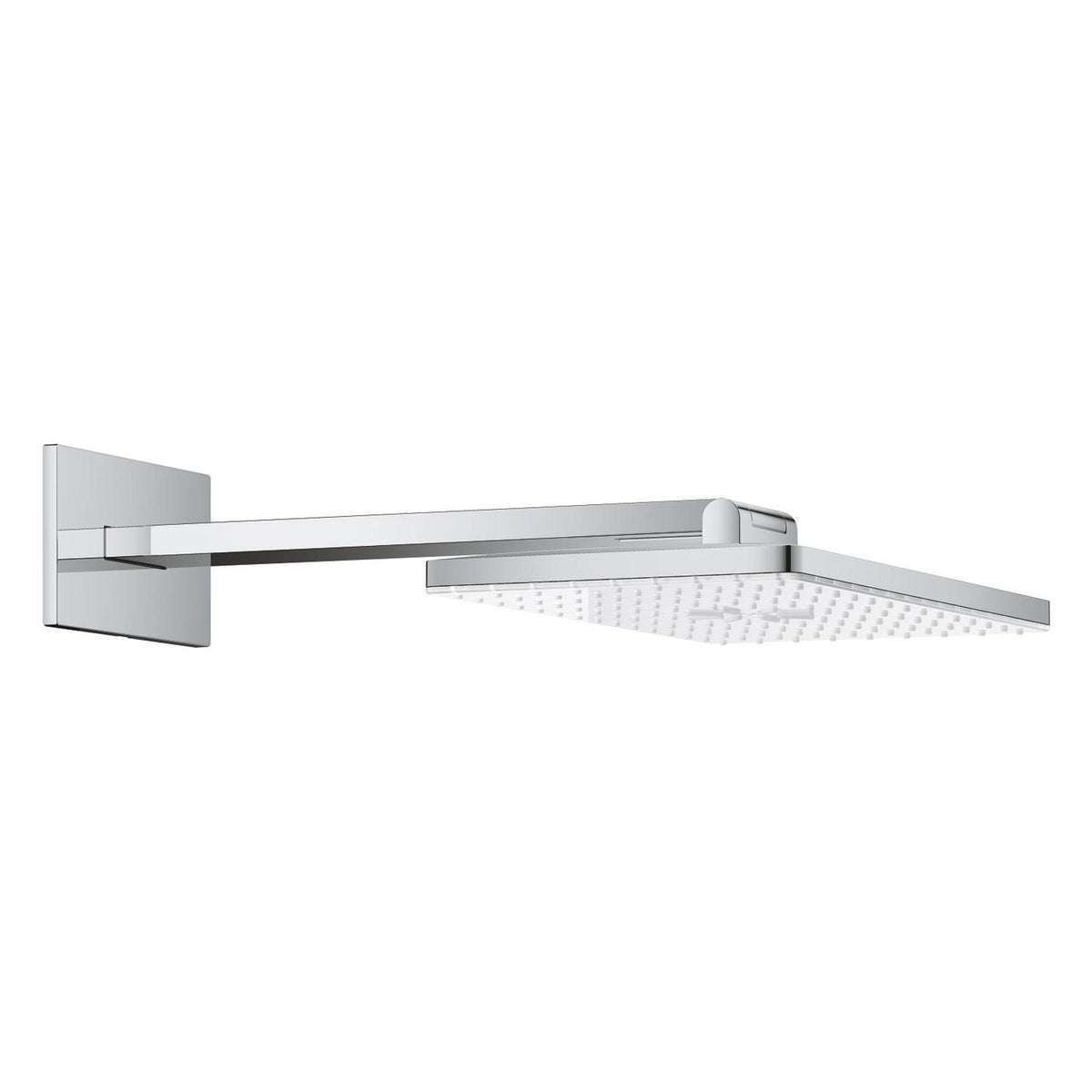 Grohe Rainshower Aqua Dikdörtgen Tepe Duşu Seti, 40x23 cm, 2 Akışlı, Krom-Ay Beyazı - Ürün Görseli