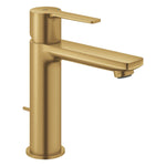 Grohe Lineare Sifon Kumandalı Lavabo Bataryası, Fırçalı Altın - Ürün Görseli